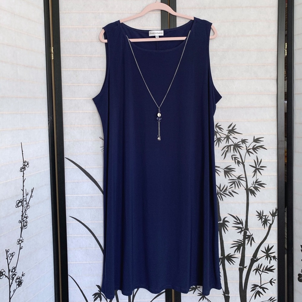 Draper & Damons 2-Pc Dress Sz 18W sleeveless